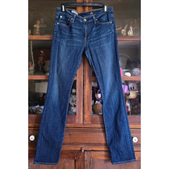Anthropologie for AG The Stevie Slim Straight Denim Jean :: Sz 28 Reg - Picture 1 of 5